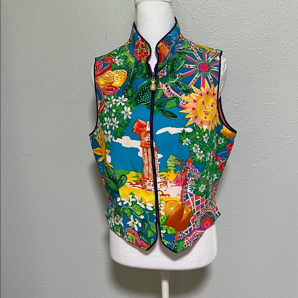 Women's Silk Floral Top - Multicolor
